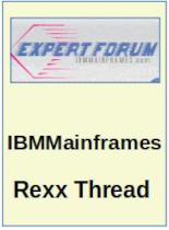 Mainframe Expert Rexx Forum - Rexx Thread