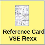 Rexx Programming Reference Card for VSE