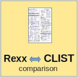 Rexx vs CLIST Comparison Cheat Sheet